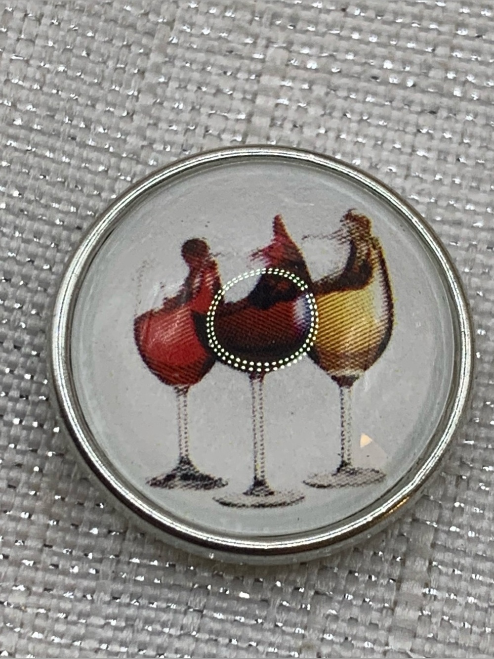 WINE - Snap Button Charm - 18mm/20mm